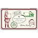 Cavallini Vintage Christmas Rubber Stamps x 6 stamps & Ink Pad Gift Set by Cavallini Papers & Co Inc