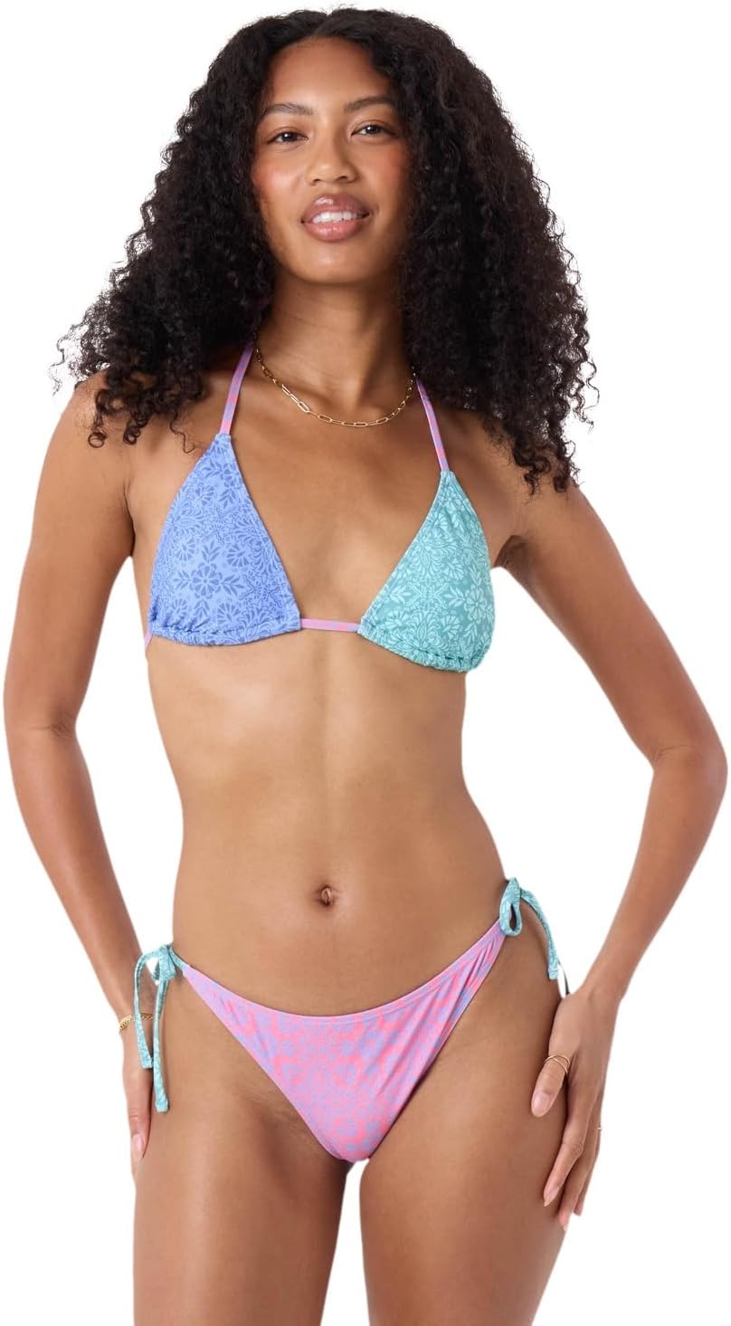 Roxy Women's Two Piece Bikini Set – UPF 50+, Quick-Dry, Removable Pads, Swimsuit 2pc Set