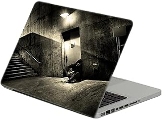 TAT Stains Liquid Texture Printed Laptop Sticker Multicolour-14 inch-6222