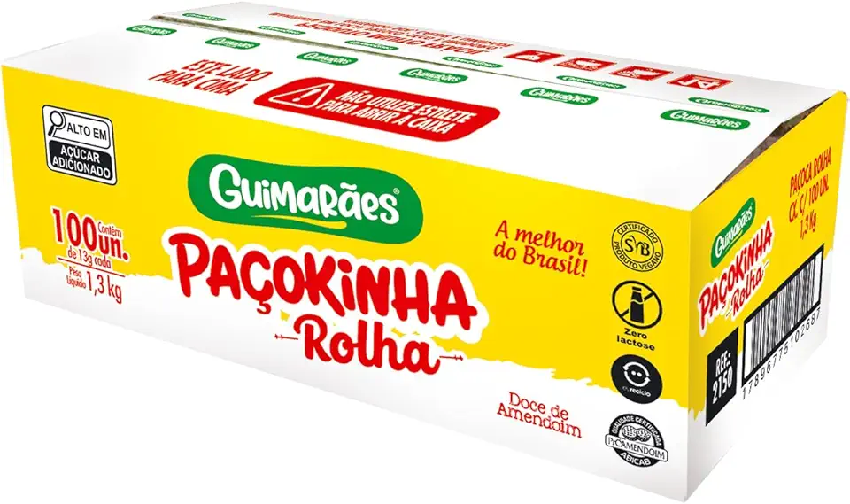 Paçokinha Rolha Cx com 100 1,3kg