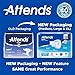 Attends Breathable Fitted Briefs w/Flex Tabs, Size Medium, Case/96 (4 bags/24)