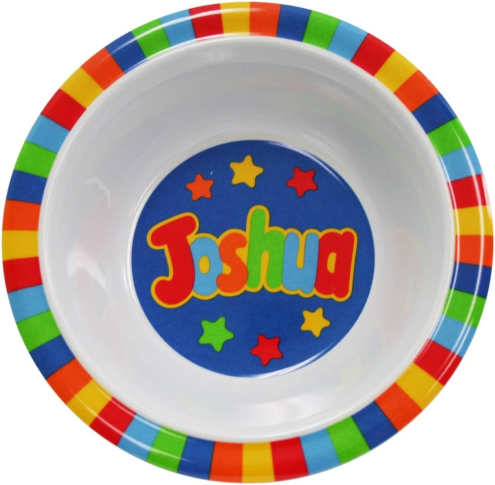 Joshua USA Personalized Bowl