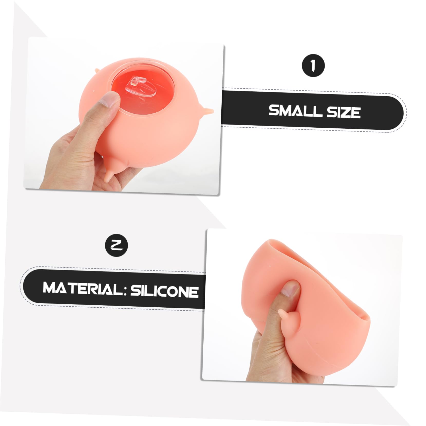 Biberon Leggero e Facile da Pulire per Piccoli Animali in Silicone per Allattamento Accessorio per L'addestramento dei Cuccioli