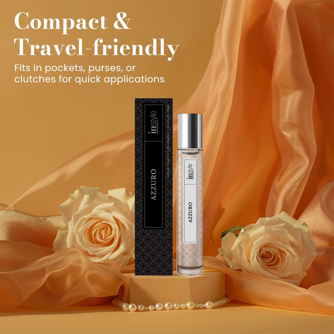 Instyle Fragrances, Azzuro, Rollerball, Women’s Eau de Toilette, Vegan, Paraben-Free, Phthalate-Free, Never Tested on Animals, 0.34 Fluid Ounces - Image 8