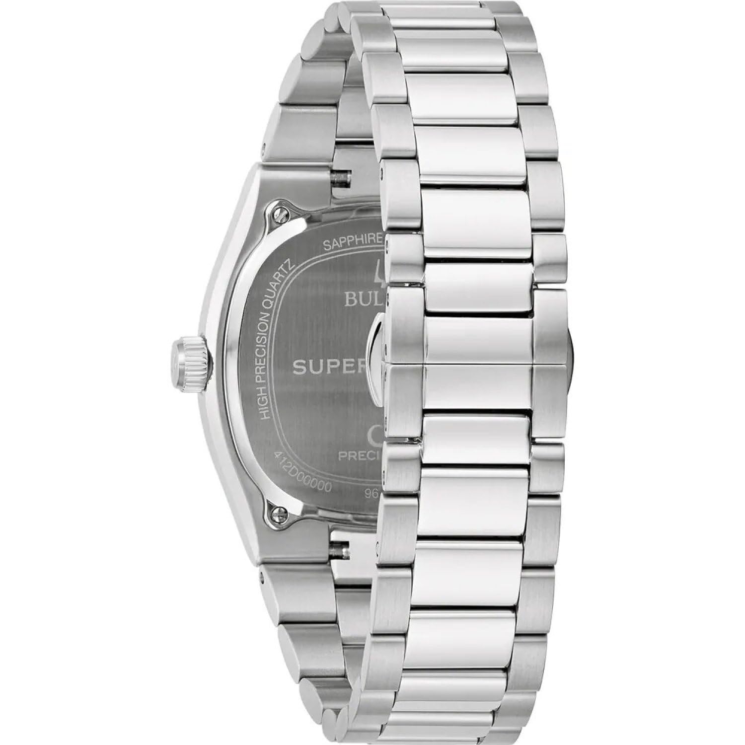 Amazon.co.jp: Bulova メンズ腕時計 96B440 スーパーセビリア スチール