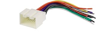 Scosche FD16B Compatible with Select 1998-2004 Ford Power/Speaker Connector / Wire Harness for Aftermarket Stereo Installation with Color Coded Wires White
