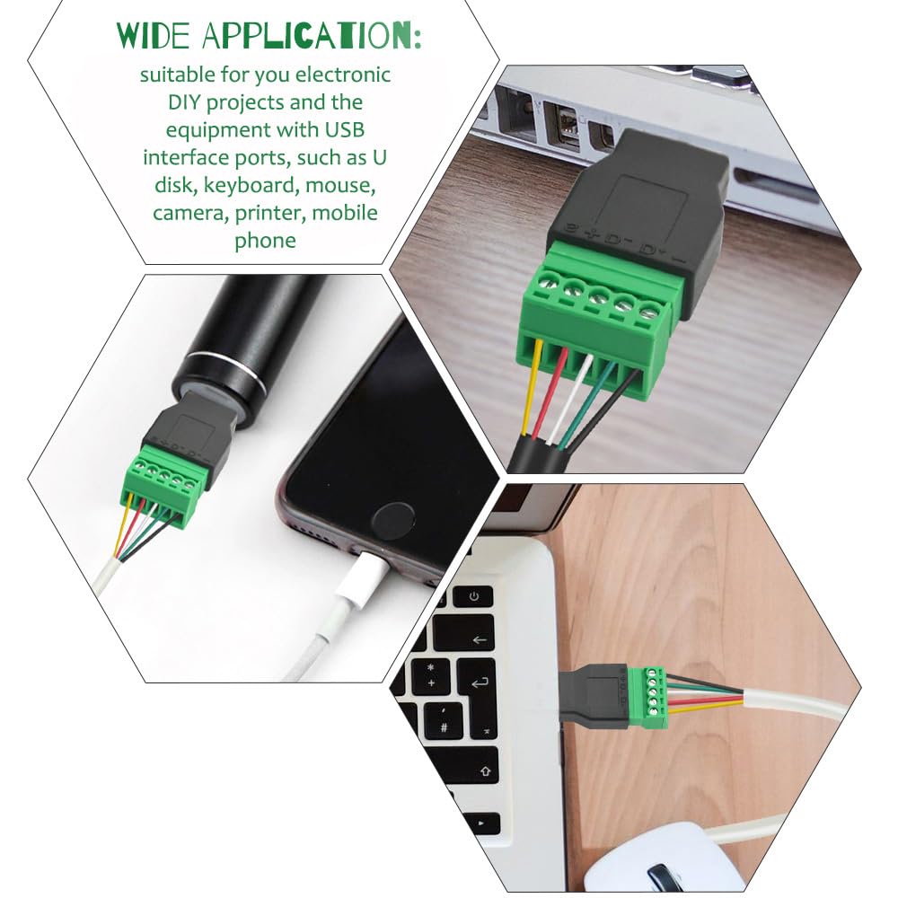 VGOL 2 Pz Connettore USB C Per Morsettiera Senza Saldatura Collegabile - Foto 2