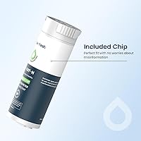 Vista 2 de GLACIER FRESH Water Filter Compatible with XWFE (Built-in CHIP), Replacement for GE XWFE, XWF Refrigerator Water Filter NSF/ANSI 42 Certification