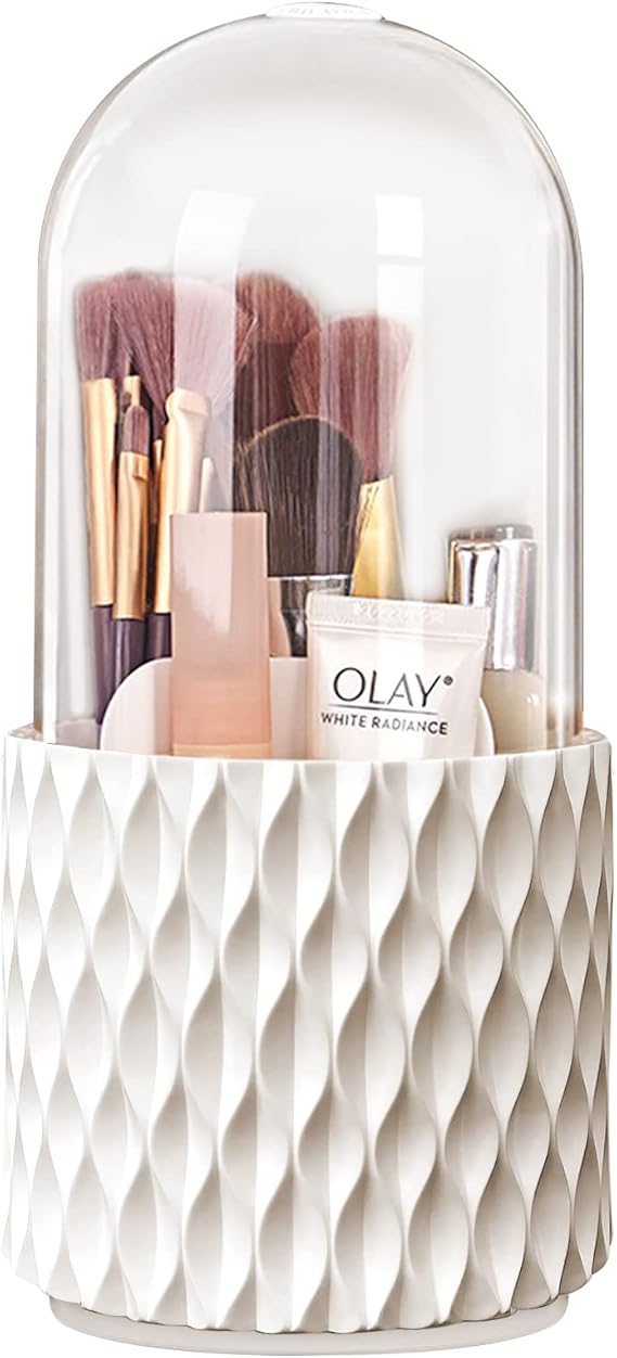 FIVAVA Make Up Organiser 360° Rotatable Makeup Brush Storage 5