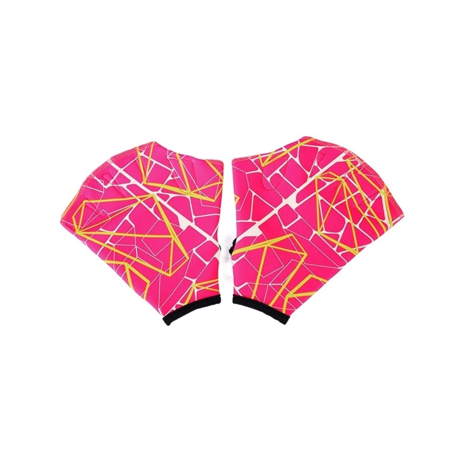 Gants de plongée, Gants de Natation Unisexes en Nylon, Gants palmés Aquatique, Mains d'entraînement, Palmes palmées, imprimé Floral