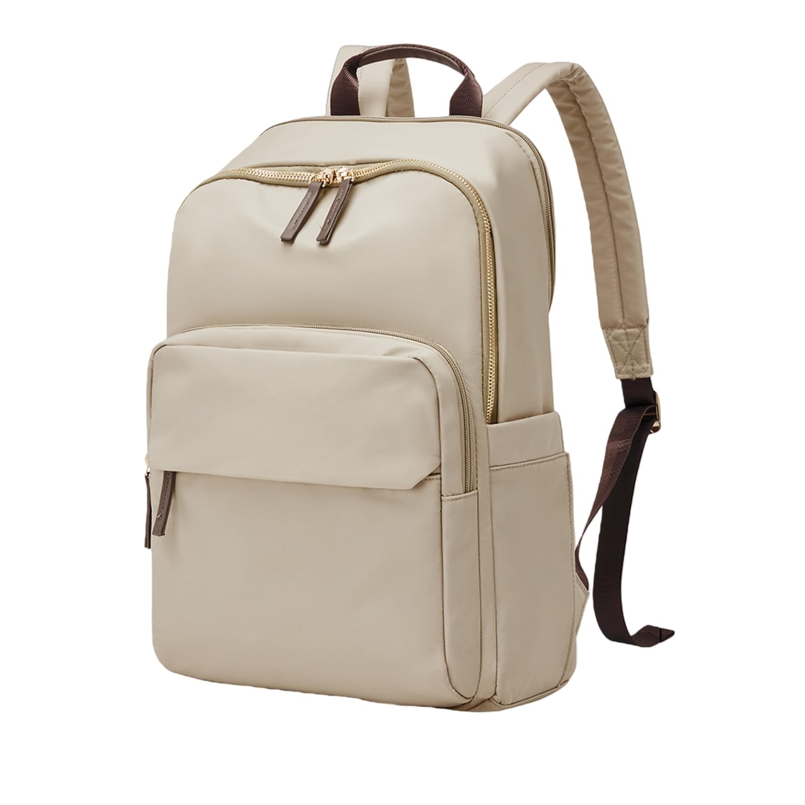 Gyios backpack Simple Laptop Backpack, Large Capacity Rucksack For Travel, Work, School And Daily Us-khaki