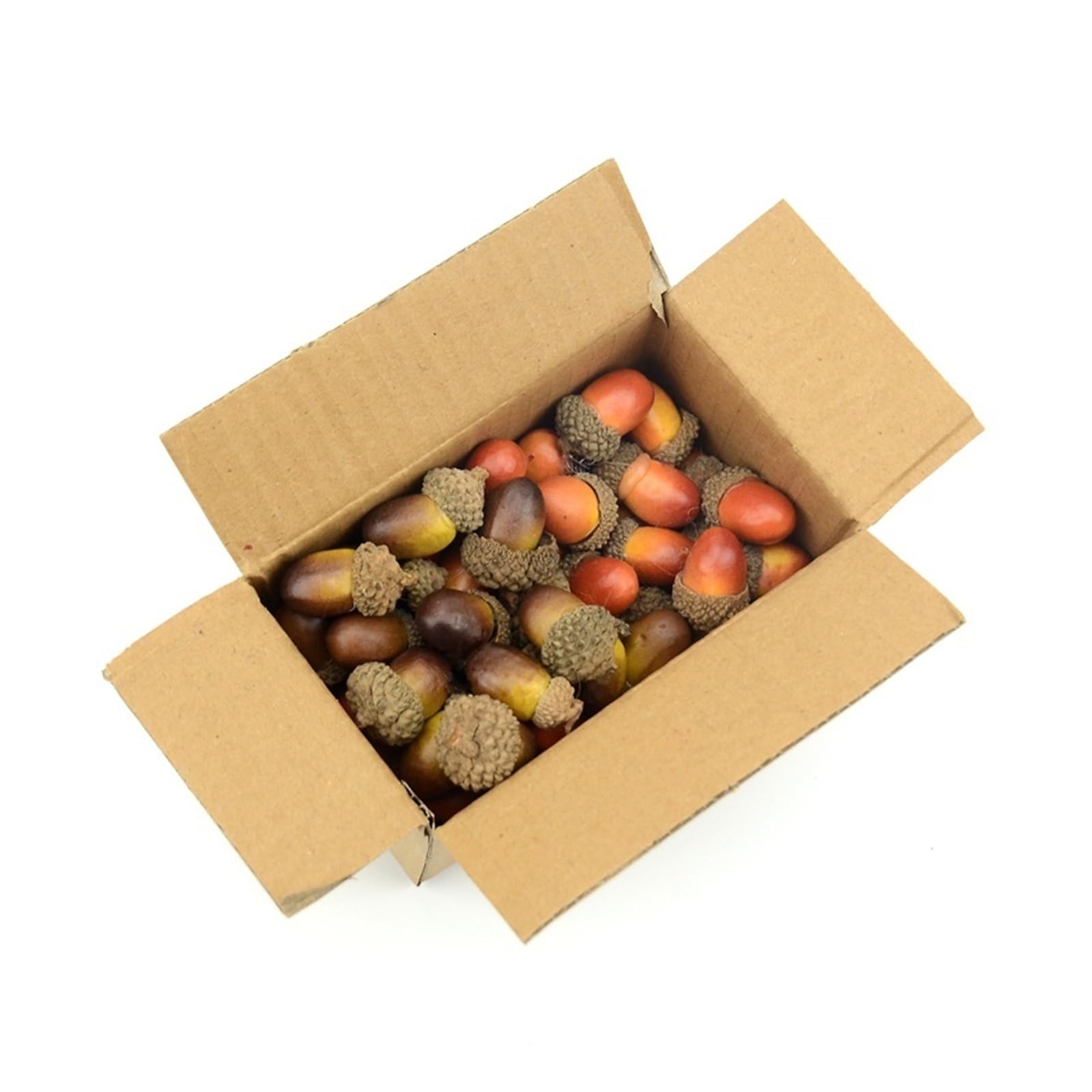 WADY 50 ghiande artificiali decorative, finta frutta, per la casa
