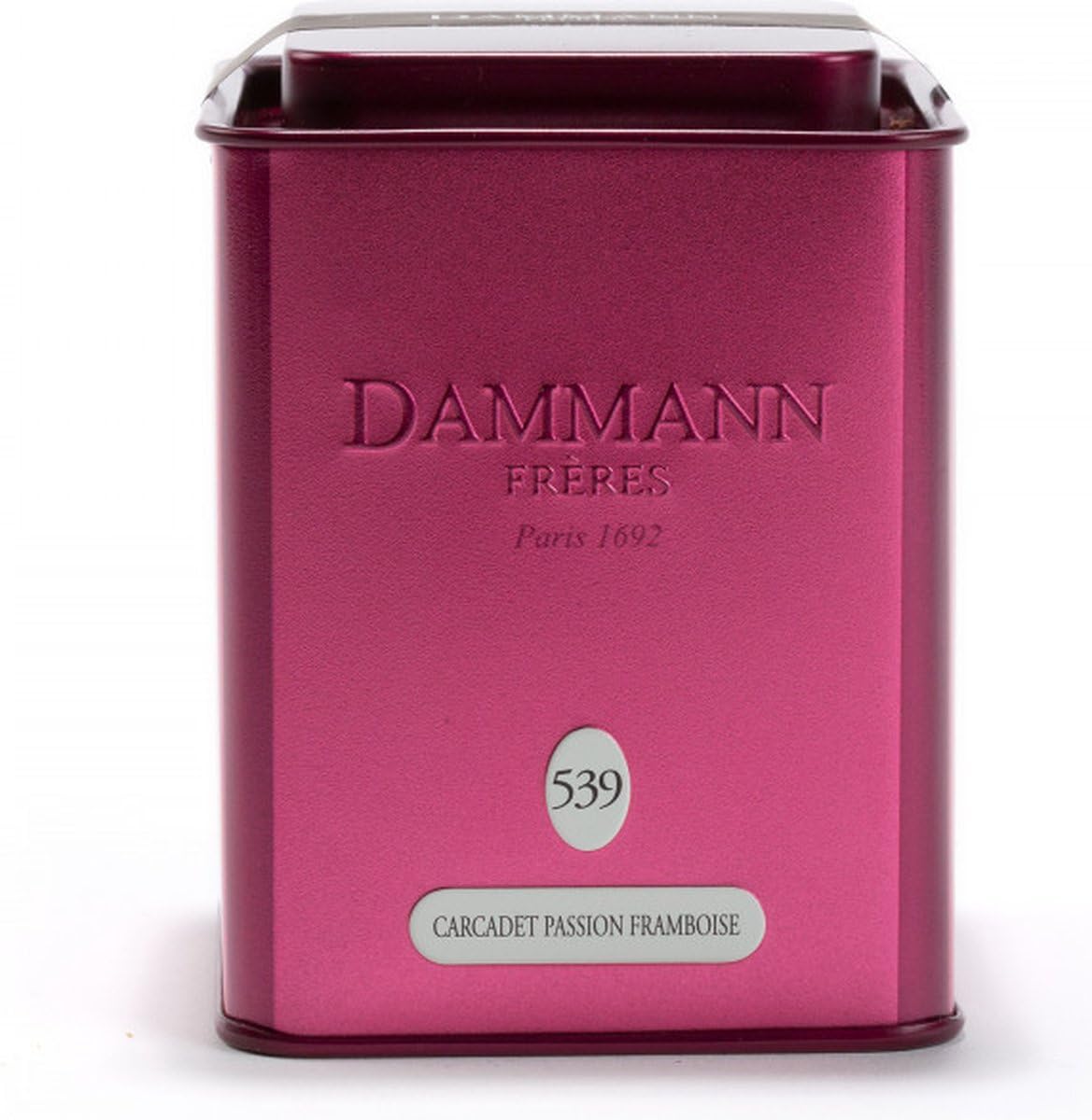 Té DAMMANN FRÈRES - Carcadet Passion Framboise - Lata 100 gramos (hoja)