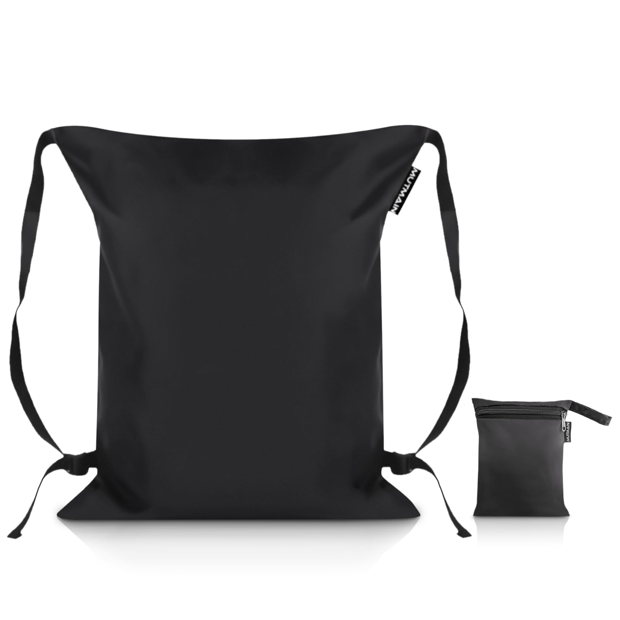 MUTMAIN Full Bag Cover Waterproof rain Cover for Backpack with Storage Pouch, All Side Covered Bag for School, Laptop, Office, Collage, Trekking, Travelling Bags with Shoulder Strap (Full Bag Cover)