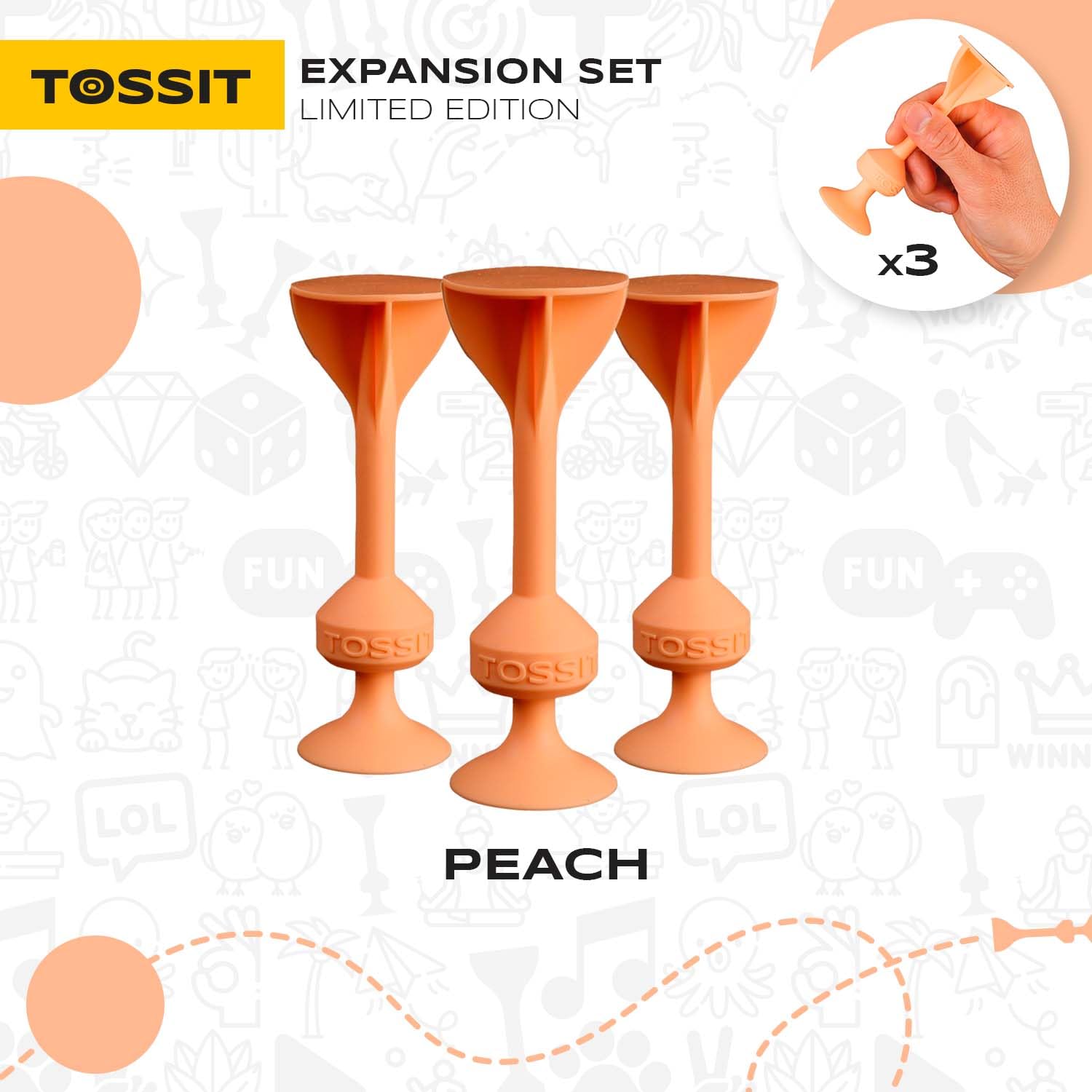 TOSSIT Suction Cup Darts, Toss Game Perfect Family and Party, Silicone Throwing Game for Backyard Indoor and Outdoor Fun - Image 2