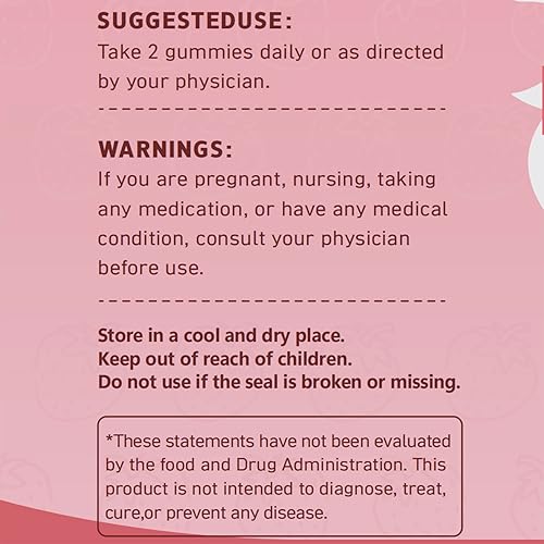 Miniatura 7 de Gomitas de treonato de magnesio, suplemento de magnesio, sabor a fresa, 60gomitas, 250 mg de magnesio por gomita, salud muscular y nerviosa, alivio