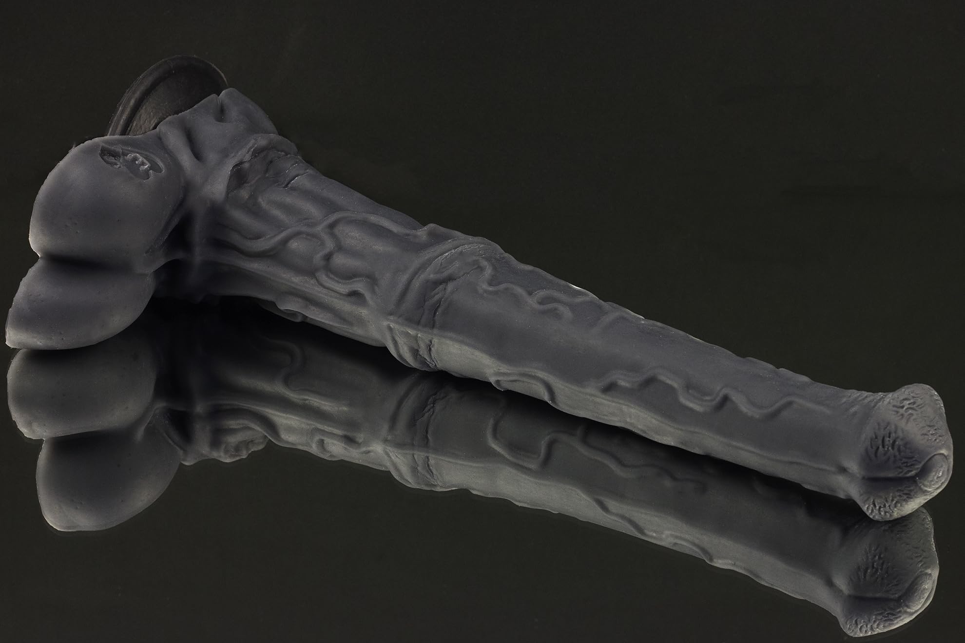 Black Dong 42 cm Suction Cup Dildo Super Huge Thick Erasexa Mustangeo Realistic Horse Dildos Platinum Silicone Big