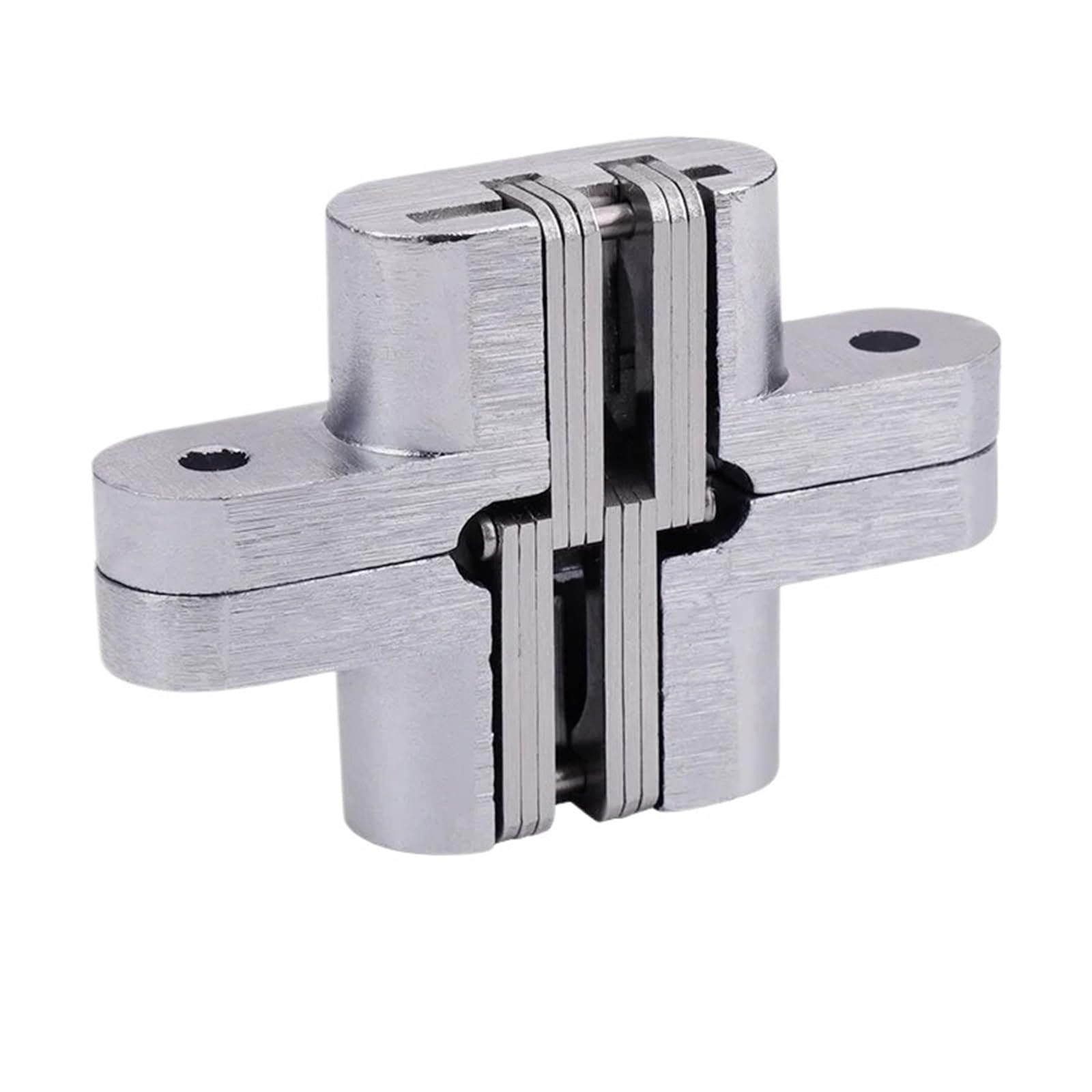 Kdhcvkz Number 3-2Pcs 1/2Pcs Invisible Hinges Concealed Wooden 180 Degree Folding Door Hinge(Number 3-2Pcs)