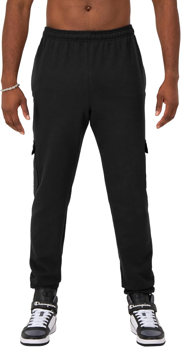 Champion Men's Joggers, Powerblend, Ankle-Length Joggers, Sweatpants for Men with Pockets (Reg. Or Big & Tall)