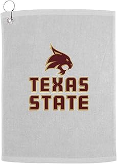 Sport Your Gear Texas State Bobcats Prime Golf Bag Towel, White