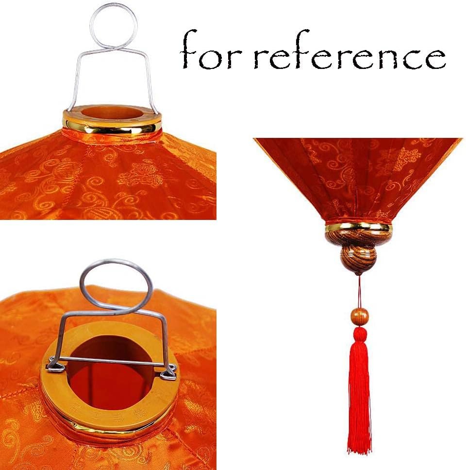 14 Inches Green Diamond Shaped Cloth Lantern Festival Decorative Outdoor Hanging Paper Lantern Chinese Style Wedding Props Lampshade