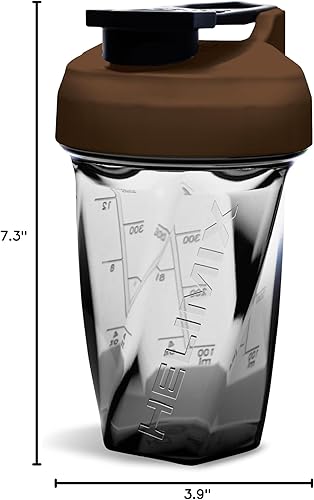 Miniatura 8 de HELIMIX Botella mezcladora Vortex de 1.5 con capacidad para hasta 20 onzas | Sin bola de mezcla o batidor | Fabricado en Estados Unidos | Vaso