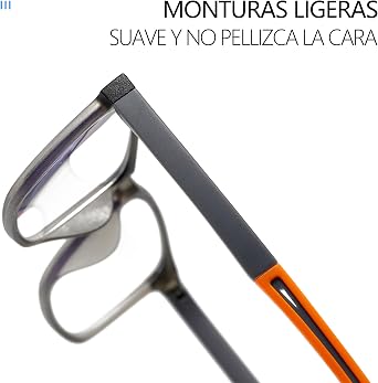 3 Pack Reading Glasses for Men Sports Style Blue Light Blocking Rectangle Frame Lightweight Comfortable