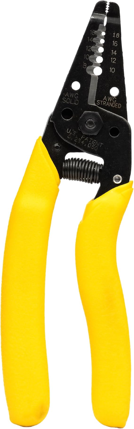 IDEAL Electrical Reflex Super T-Stripper Wire Strippers, 816 AWG Solid, 1018 AWG Stranded, Ergonomic Wire Cutter and Stripping Tool with Textured Sleeves, Locking Handle
