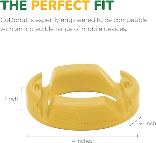 Miniatura 4 de GoDonut Soporte para teléfono original - Soporte para teléfono celular + organizador de escritorio para iPad - Compatible con tableta, iPhone,