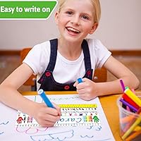 Vista 5 de Fancy Land Placas de identificación de referencia de escritorio, placas de identificación de manuscrito tradicionales, autoadhesivas