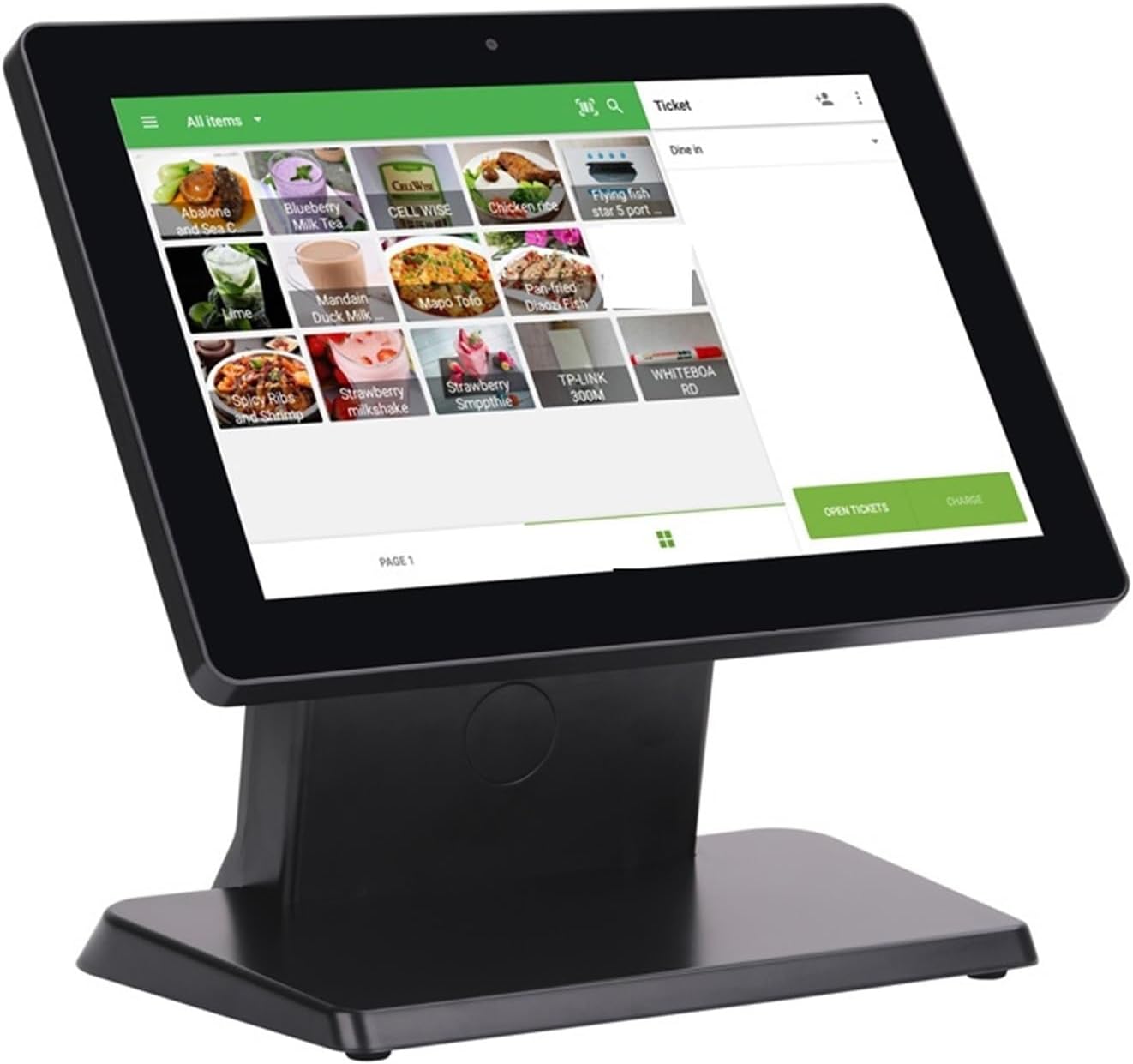 12 インチ タッチ スクリーン システム タブレット POS レジ