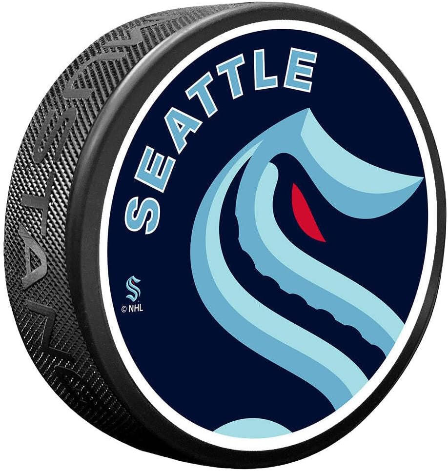 Sports Decor Seattle Kraken Puck - Icon