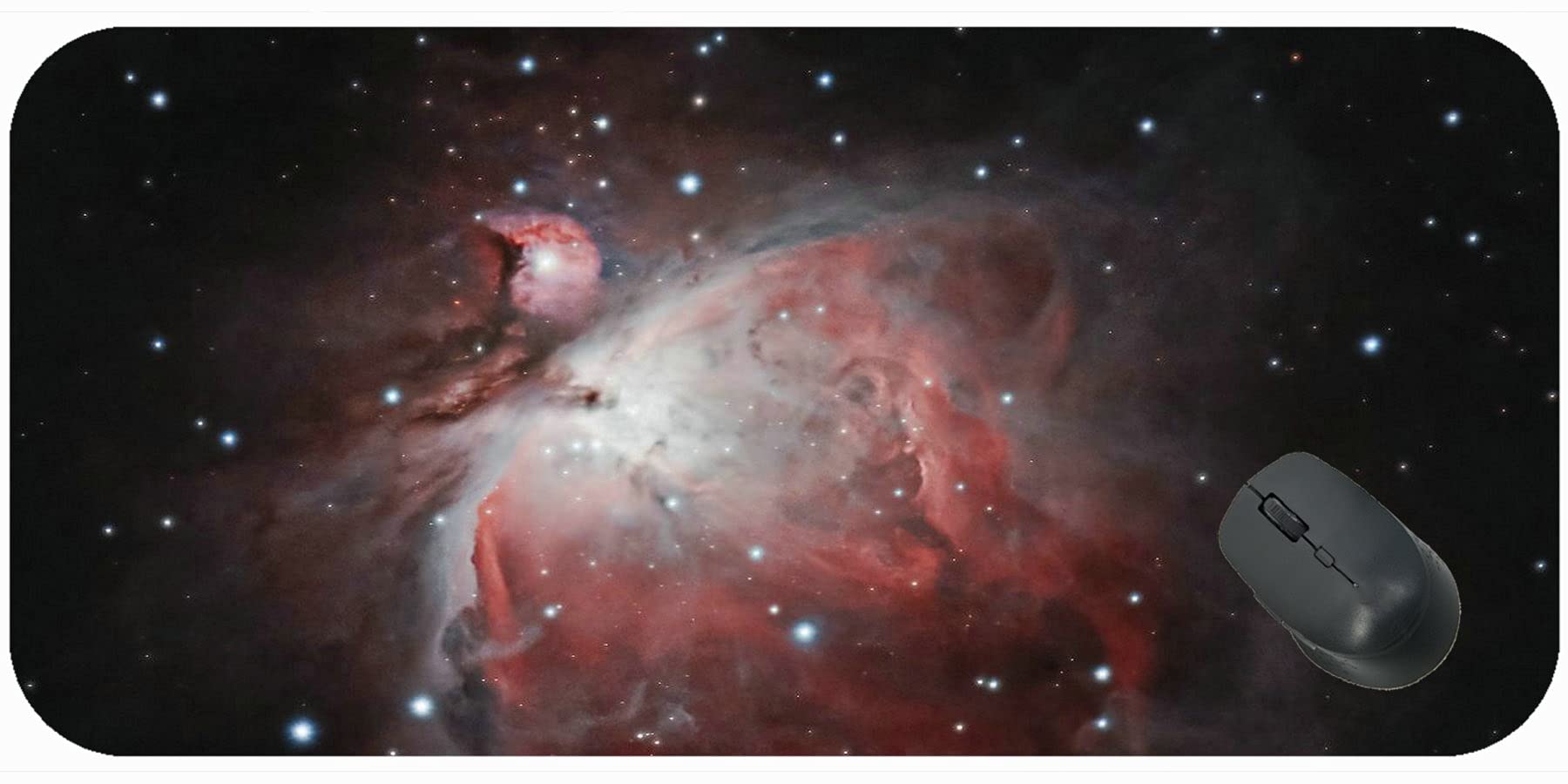 Gaming Mouse Pad Customized Extended,Orion Nebula Nebula Galaxy Non-Slip Rubber Mousepad