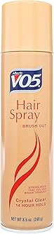 Crystal Clear Brush Out Hair Spray - Volumizing Hair Spray for Styling - Frizz and Humidity Control - Clear Spray Formula - 8.5 oz