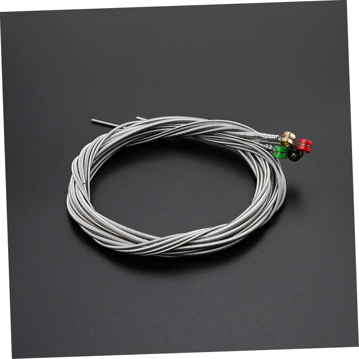 BESTonZON 4 Juegos cuerda accesorio de guitarra instrumento de guitarra instrumentos musicales organos musicales accesorios para instrumentos alambre de musica Acero inoxidable Silver