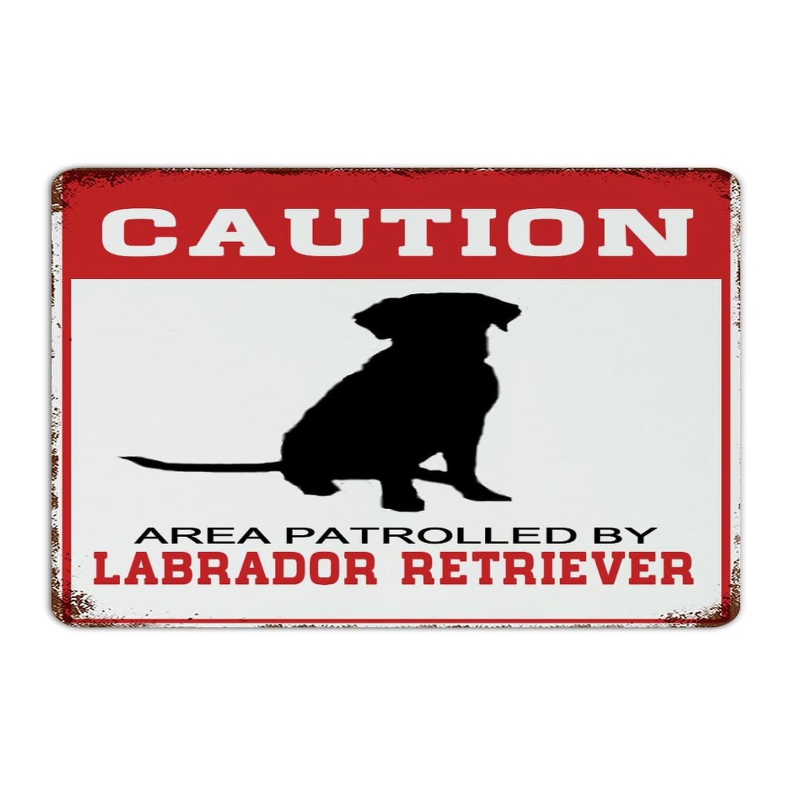 Panneau en métal Labrador Retriever plaque étain décoration murale 30x45