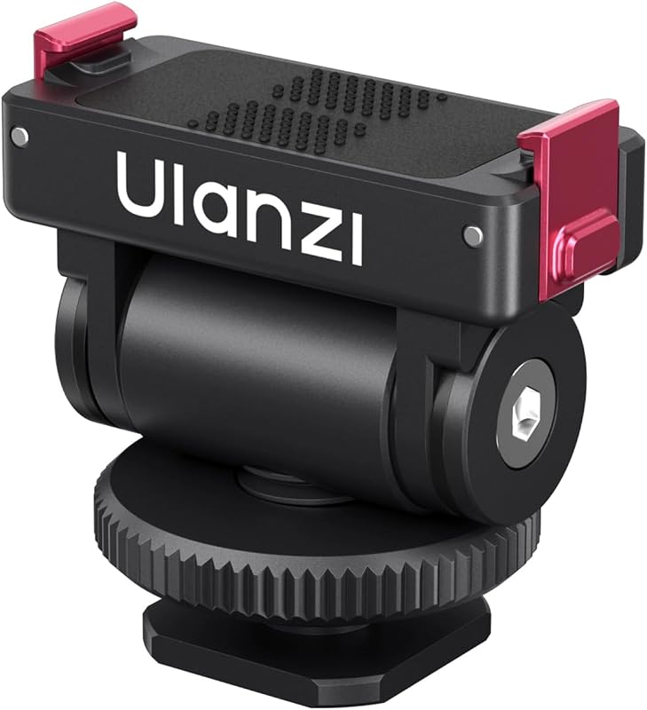 Adaptador magnético de zapata fría OA27, montaje de adaptador de liberación rápida magnética | Compatible con DJI OSMO Action 6 y OSMO Nano Xtra Muse, inclinación de 180°, zapata fría + rosca de 1/4”-20, mini plataforma totalmente metálica