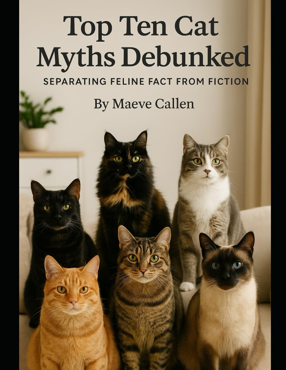 Top Ten Cat Myths Debunked: Separating Feline Fact From Fiction (The Complete Cat Companion Series Understanding, Nurturing, and Thriving with Your Feline Friend)