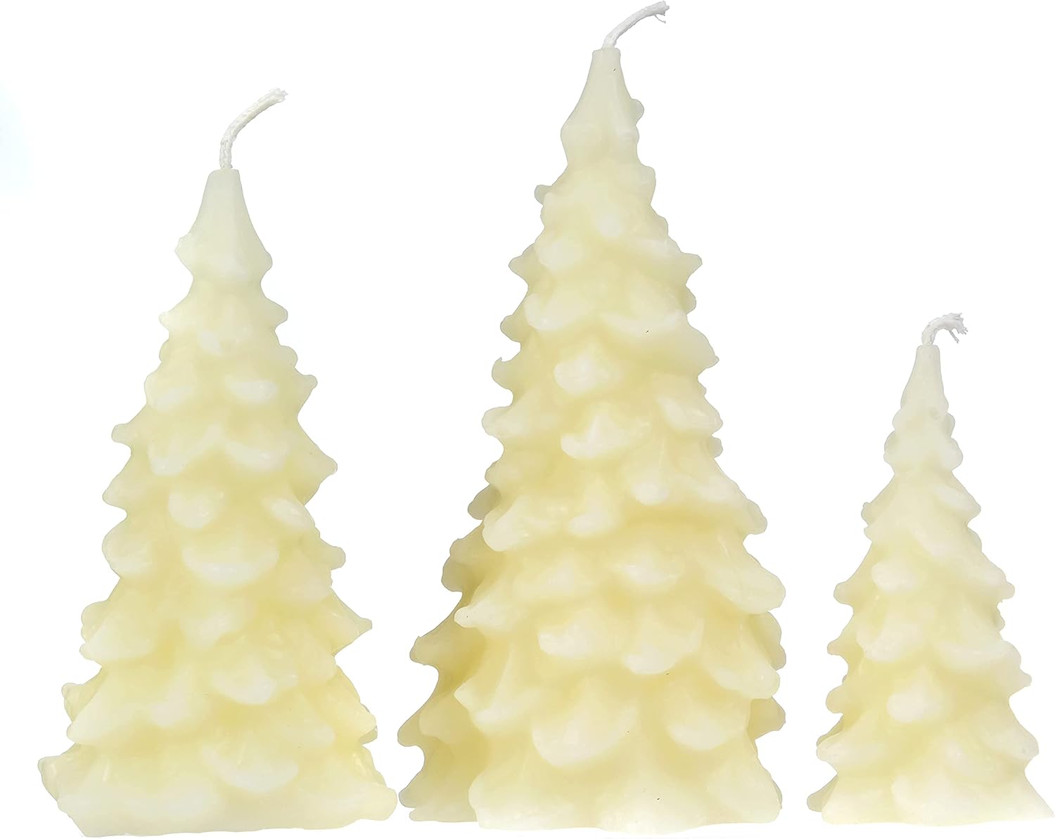White Christmas Tree Shaped Candles Decorative Candles