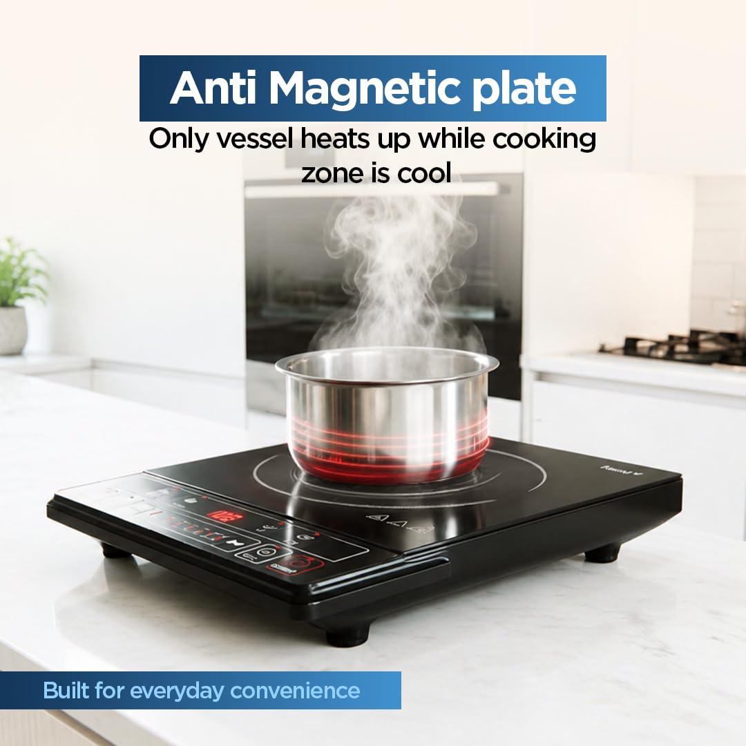 Preethi Trendy Plus Induction Cooktop - Black -6 Preethi Trendy Plus Induction Cooktop - Black -6