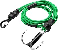 Vista 11 de OGRC 1/8 1/10 RC Crawler Correa elástica para cabrestante con ganchos, gancho de remolque de rescate para TRX4 Axial SCX10 I II Capra RR10 RC Naranja