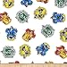 Camelot Fabrics Camelot Wizarding World Harry Potter School Crest Toss Fabric, 1, White, Fabric by the Yard