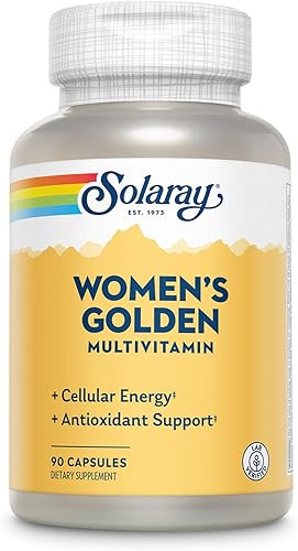 SOLARAY Cápsulas Golden Multi-Vita-min para mujer, 90 unidades