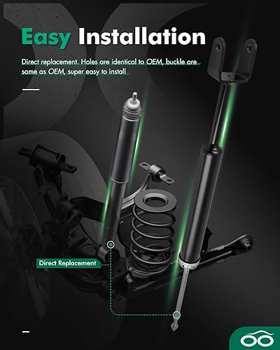 Miniatura 7 de SCITOO - Rear Shock Absorbers for Dodge Fits 2013-2016 for Dodge Dart Shocks 346370 5827 Shocks Struts - 2Pc Set