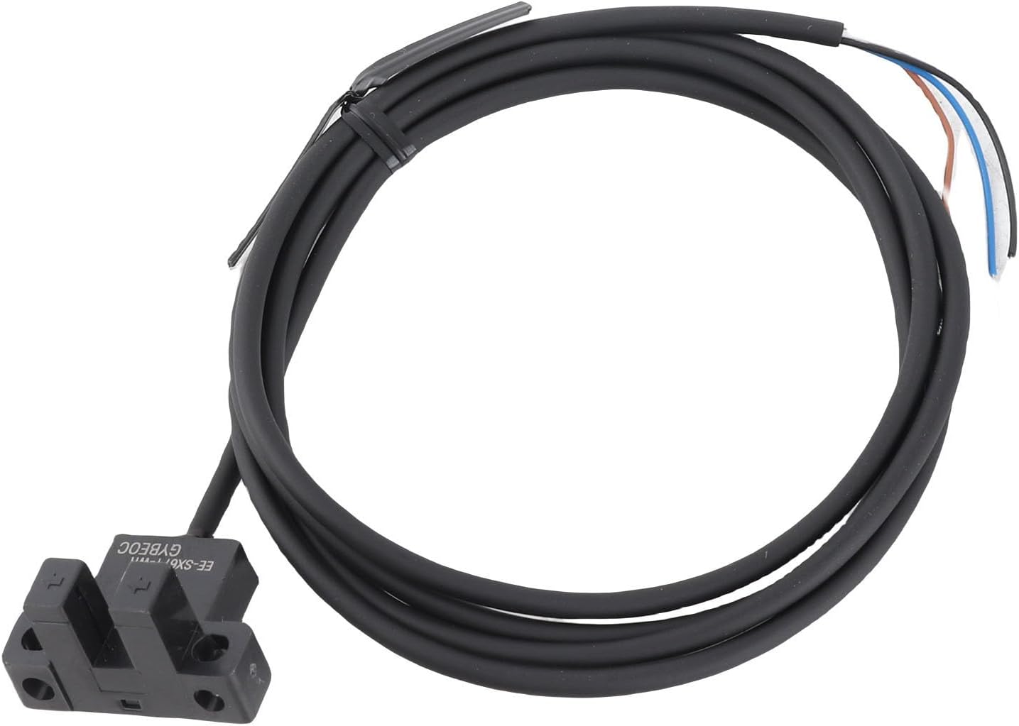 JTLB 5Pcs Photoelectric Switch Sensor, U Shaped Slot Photoelectric Switch Accessory with NPN Output DC 5 24V for Detection of Opaque Objects on Conveyor Belt Packaging Machinery