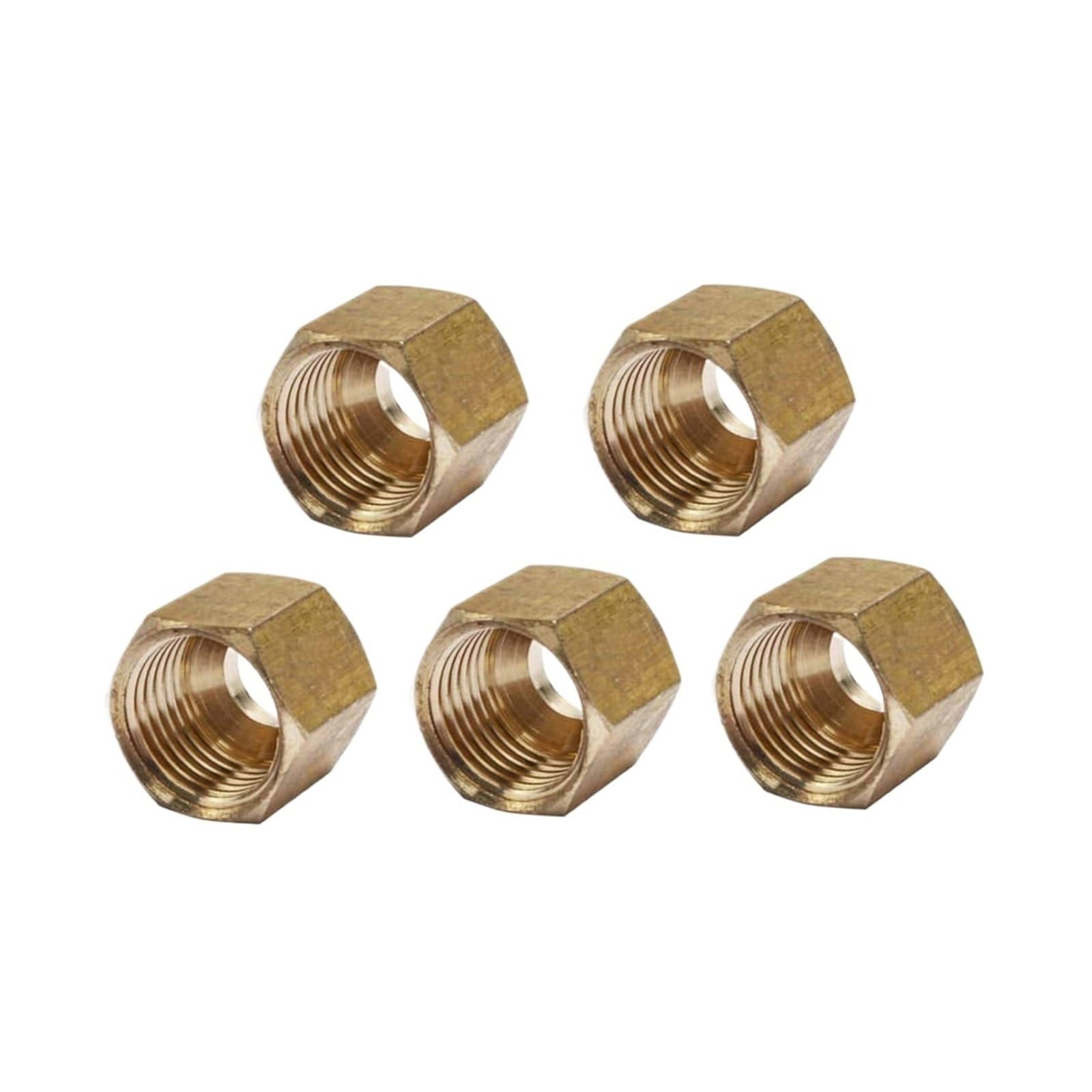 Tuerca de compresión de latón de 1/4", Accesorio de compresión de latón(Pack of 1000)