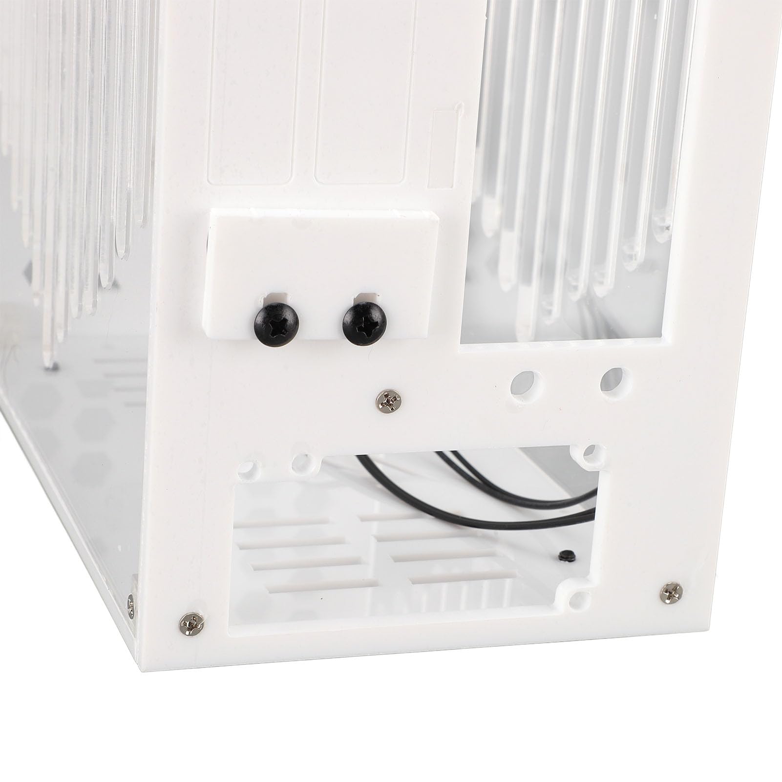 Annadue Mini ITX Trasparente Acrilico Case PC (WHITE)
