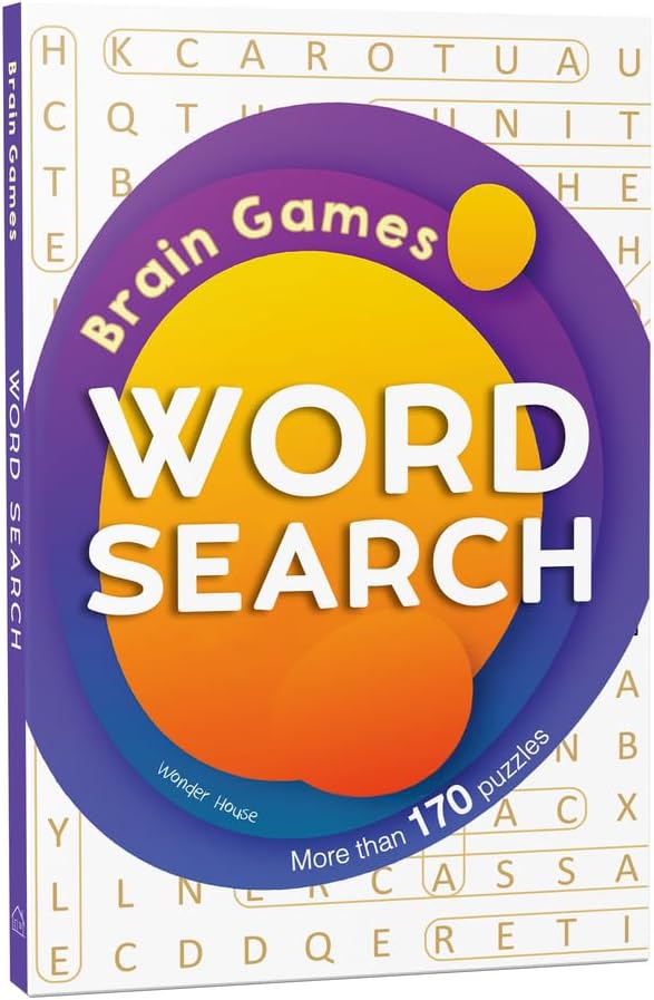 Wonder House Books Word Search - Brain Games: Classic Word Puzzles For Everyone