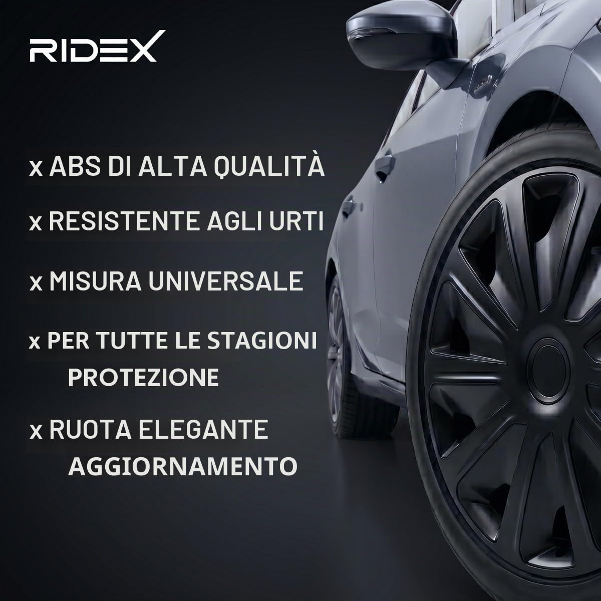 RIDEX 100009A0070 Copricerchi