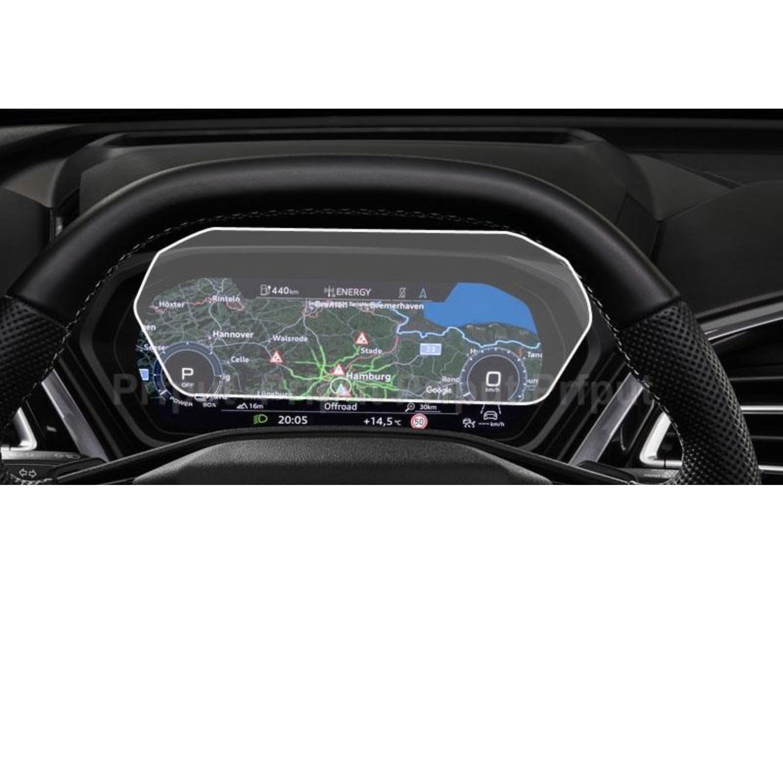 Film de protection navigation Q4 2022 en verre trempé pour écran tactile de voiture